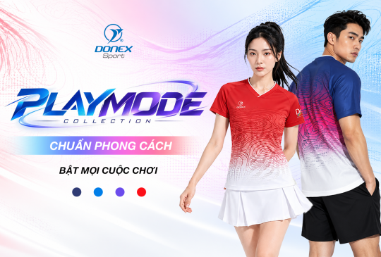 MỘT THIẾT KẾ, ĐA CUỘC CHƠI VỚI ÁO THỂ THAO NAM NỮ PLAYMODE